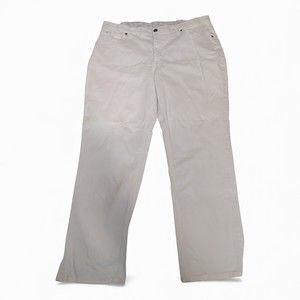 Lee Women's White Straight Leg Jeans 22W (Plus)